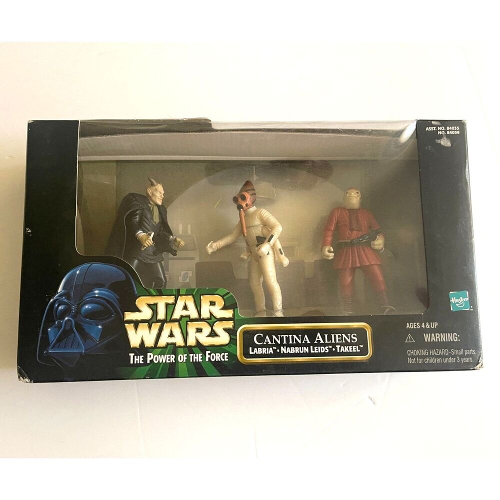 Star Wars Power Of The Force Catina Aliens 3.75" Action Figure Set 1999 POTF New